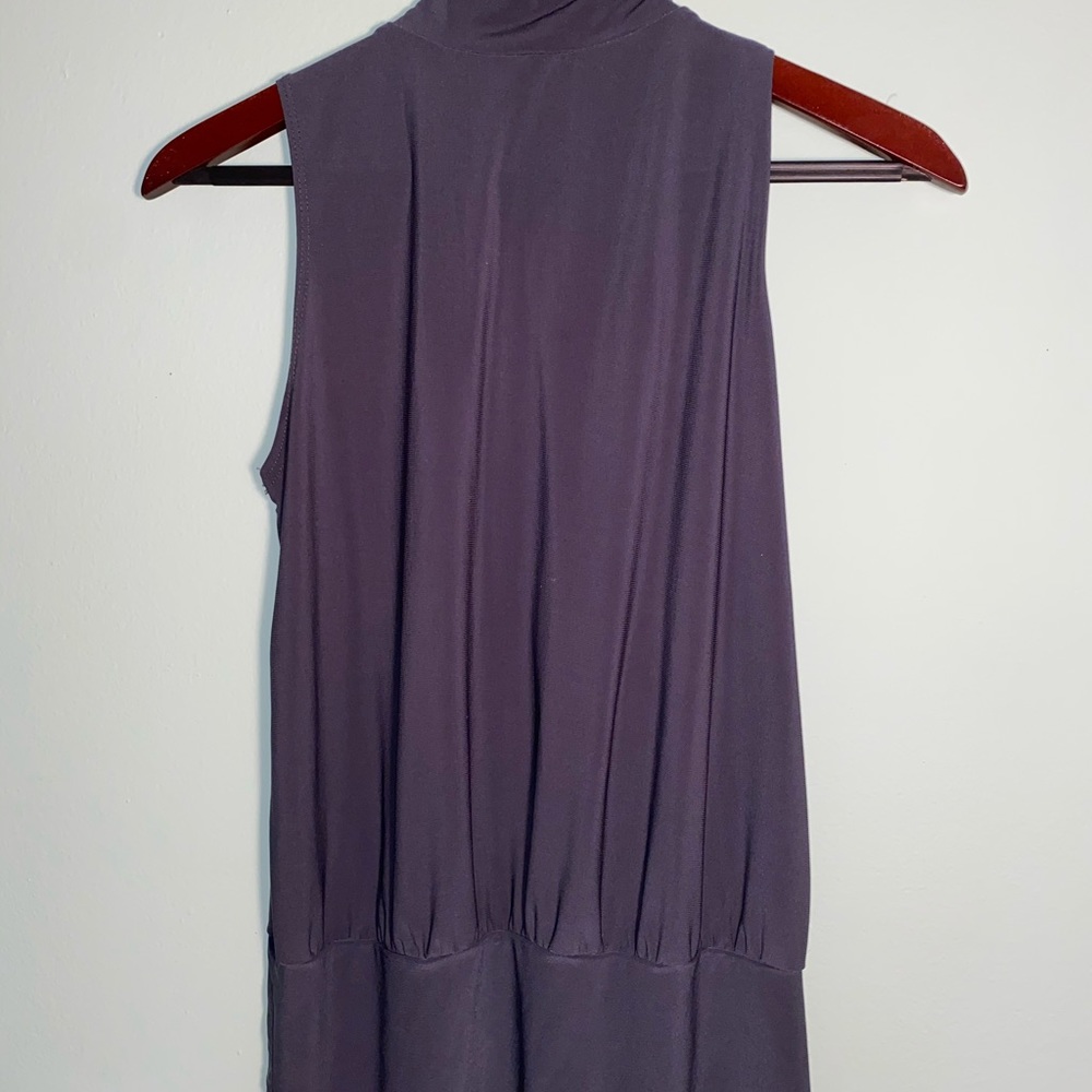 LARGE grey sleeveless blouse